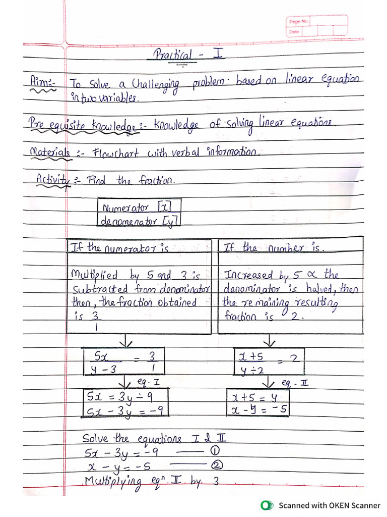 STD 9 Maths 1 Practical | PDF