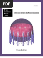 Download Internship Report on Pressure Vessels by Vivek Rathor SN101441949 doc pdf