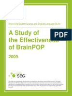 BrainPOP 2008-2009 Effectiveness Report 082109X