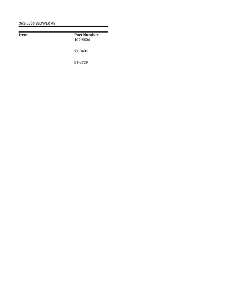 361-5586 Blower As | PDF