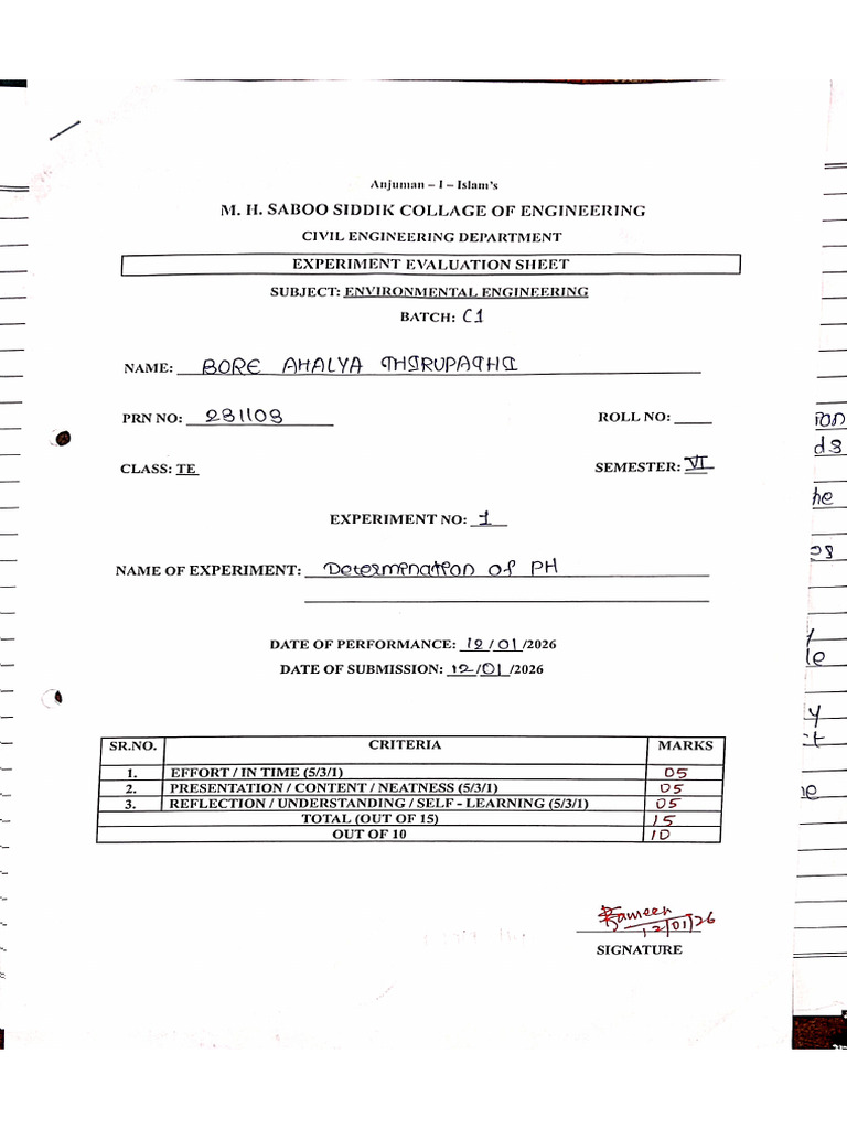 EE Experiment 1 | PDF