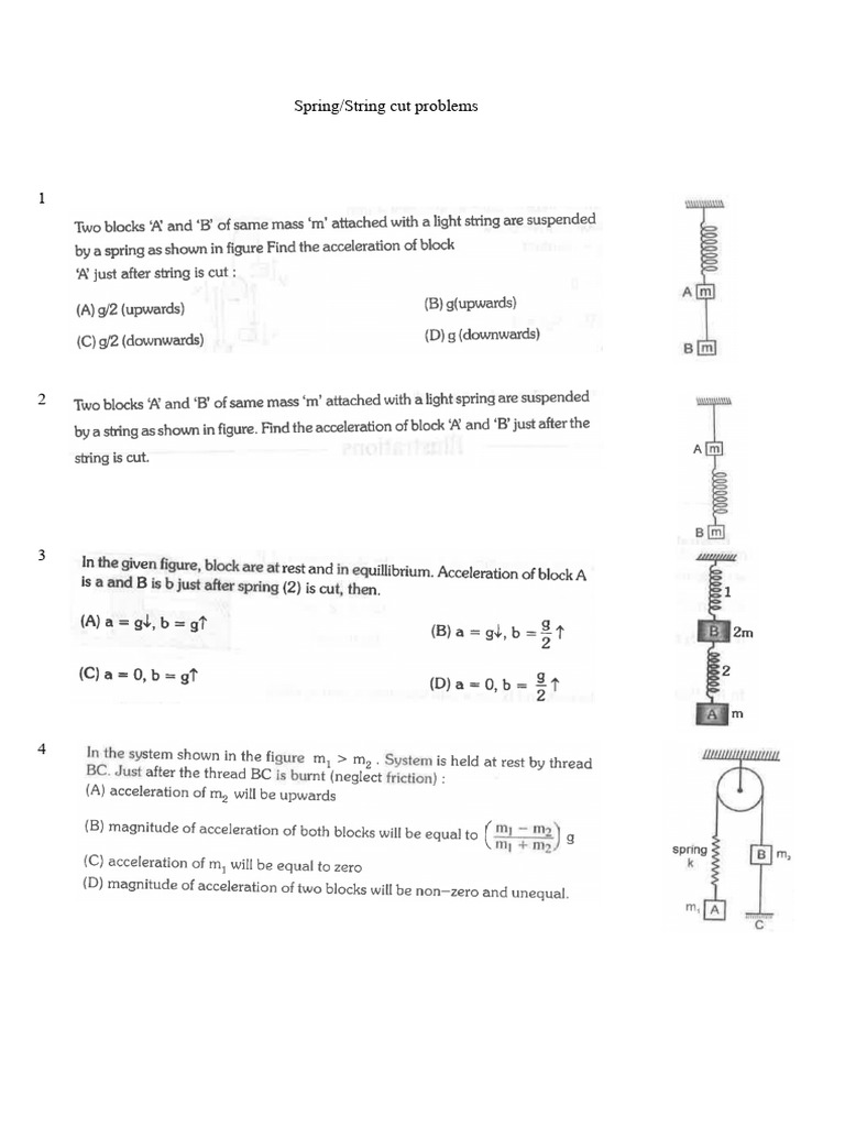 Spring String Cut | PDF