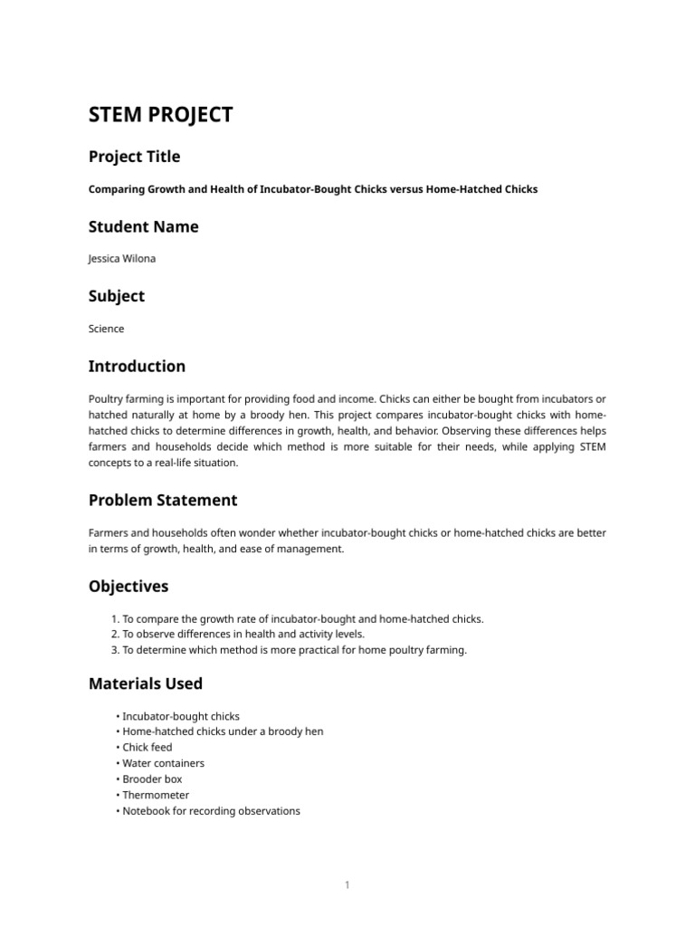Stem Project - Smart Water-Level Alarm | PDF