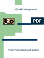 Total Quality Management: Greg Baker © 2004