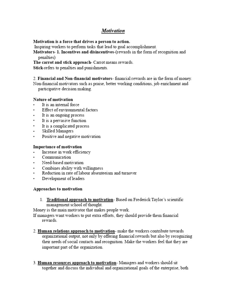 Motivation | PDF
