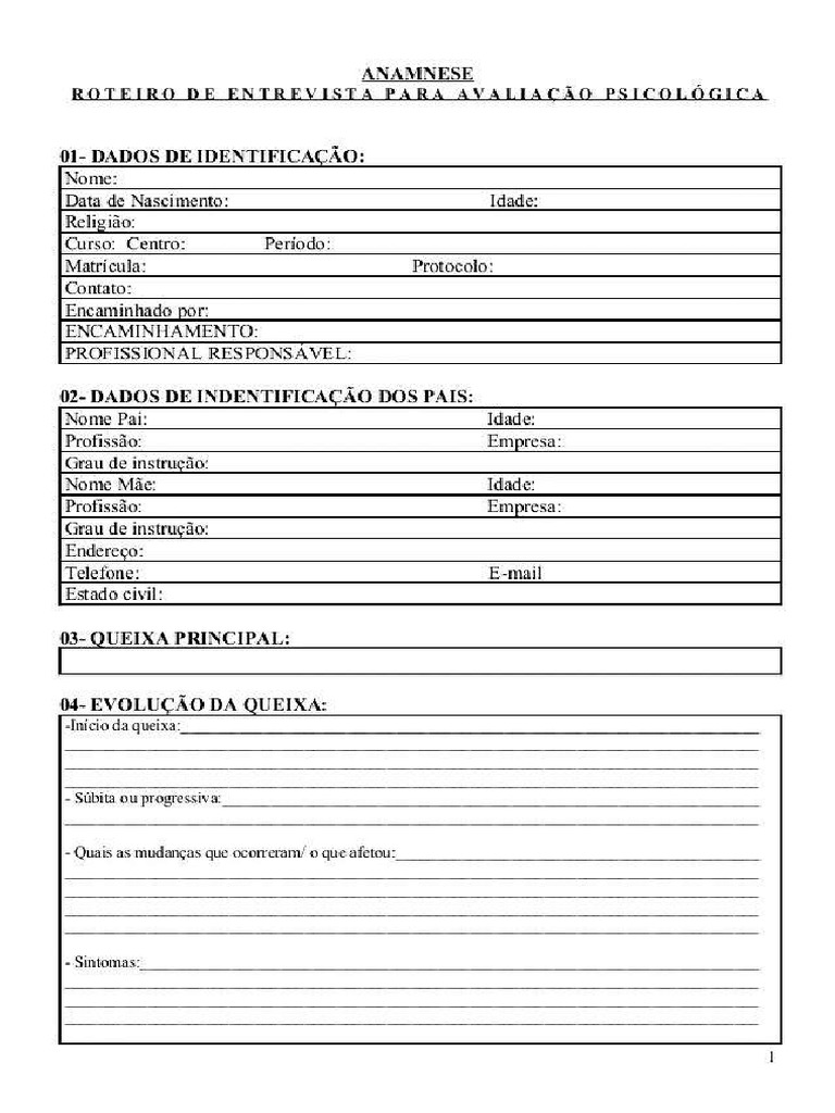 Anamnes e | PDF