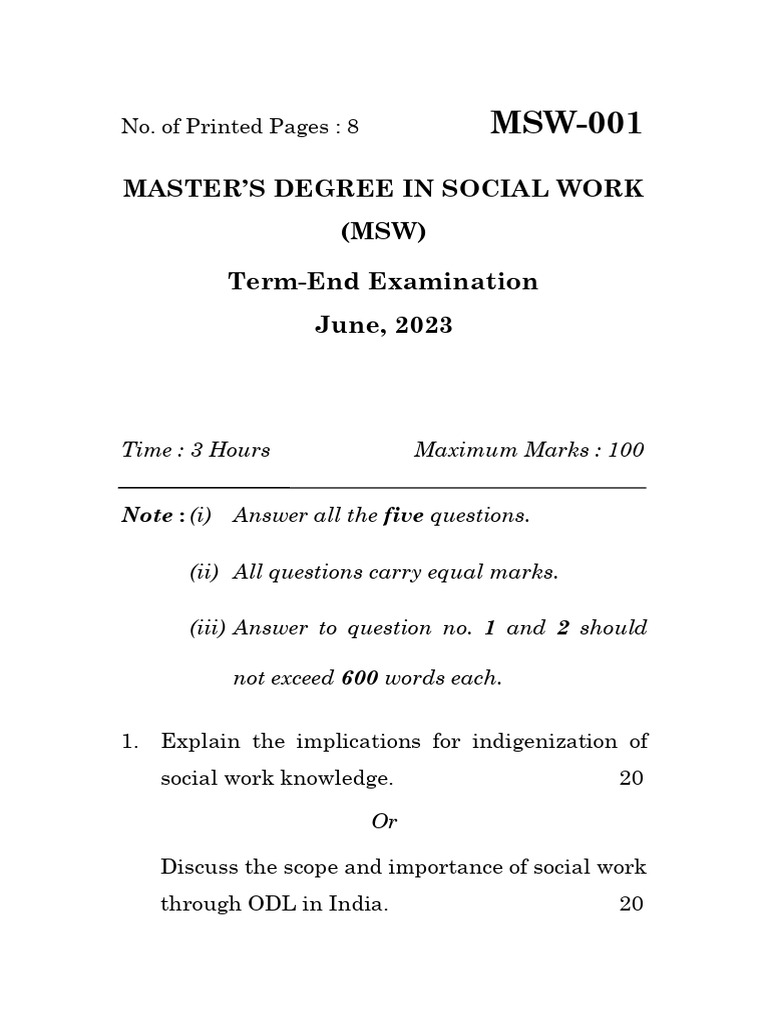 MSW 001 | PDF