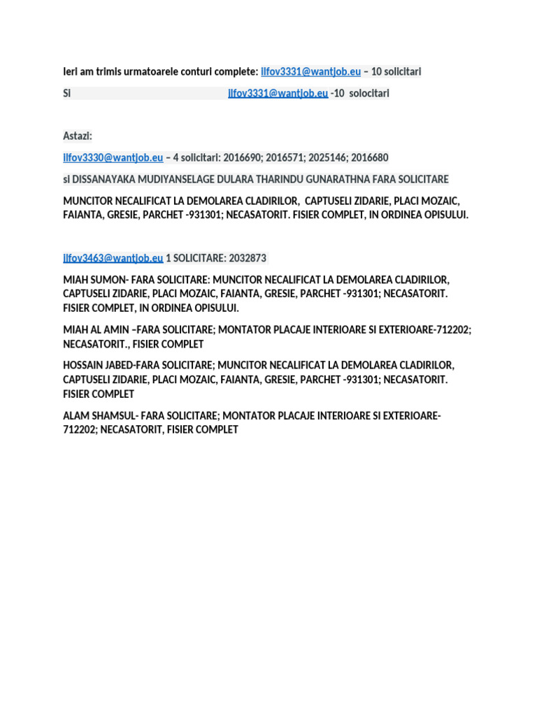 Fara Solicitare | PDF
