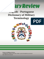 Dicionário de Termos Militares (Inglês Português)