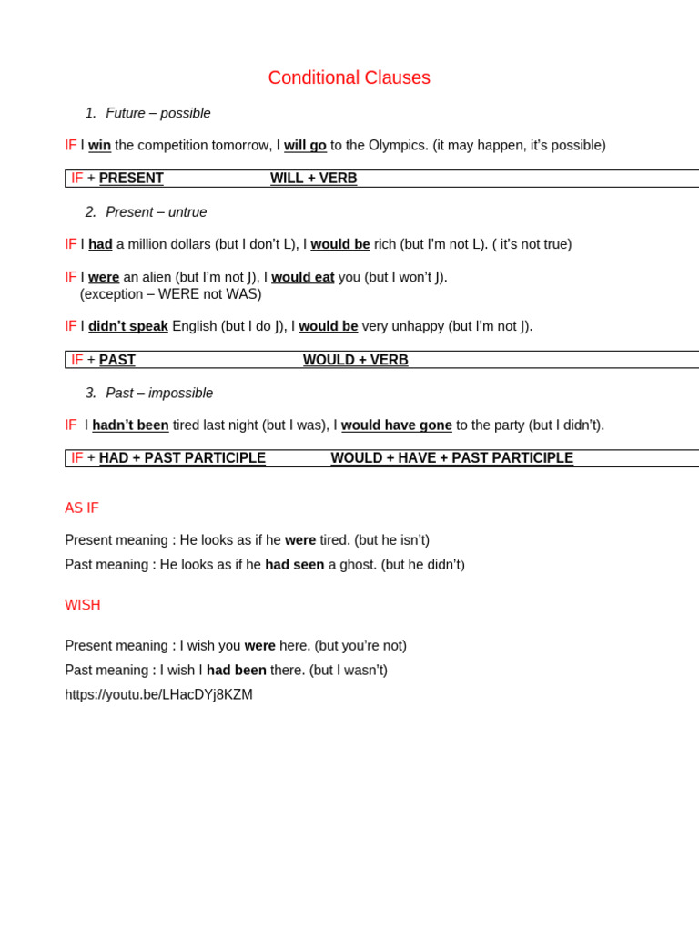 5N3 Conditionals Lesson | PDF