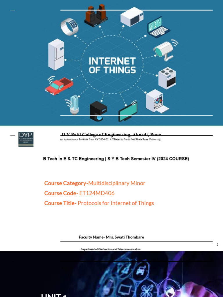 MDM UNIT 1 Fundamentals of IoT Protocols | PDF | Internet Of Things ...
