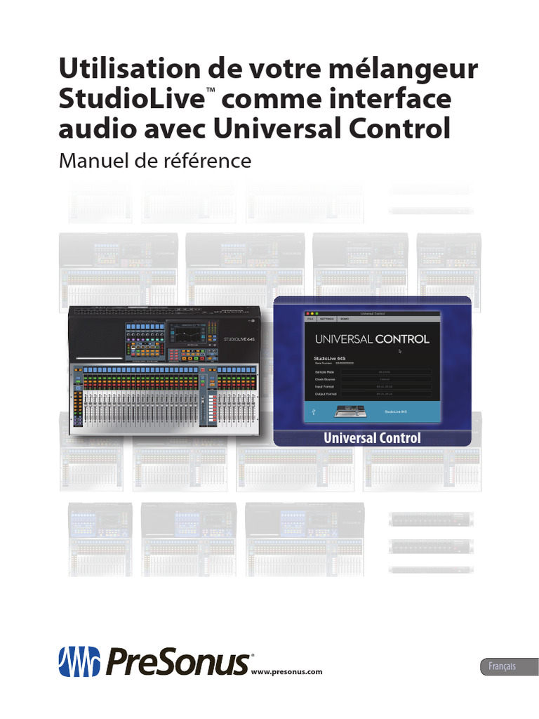 Using Your StudioLive Mixer As An Audio Interface With Universal ...