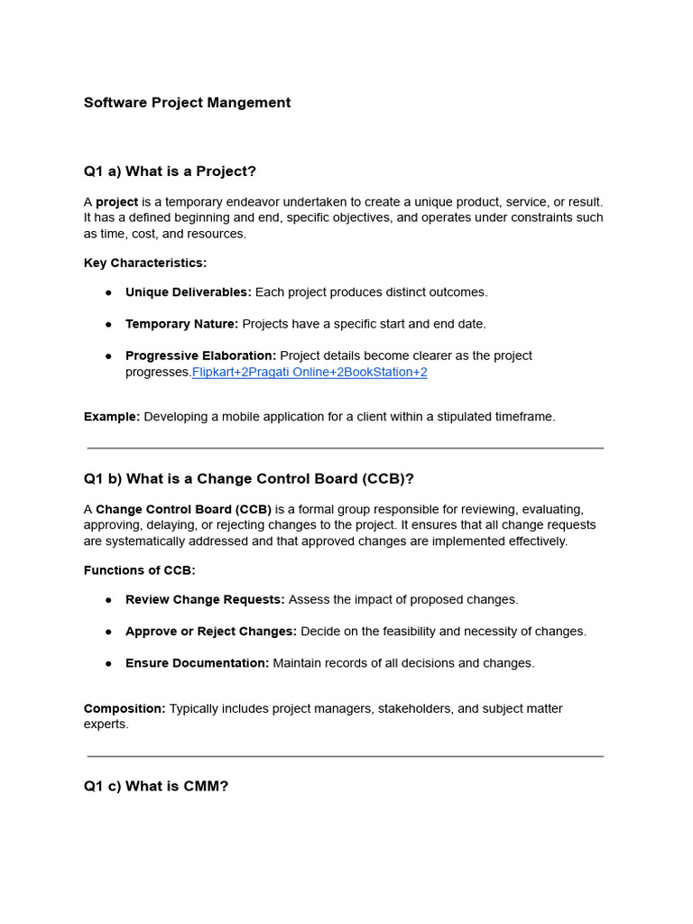 Software Project Management | PDF