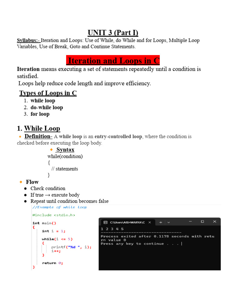 UNIT - 3 - Part 1 | PDF