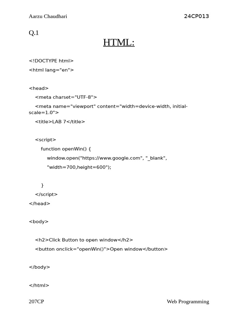 Lab 7 | PDF