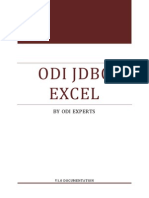 ODI JDBC Excel Guide