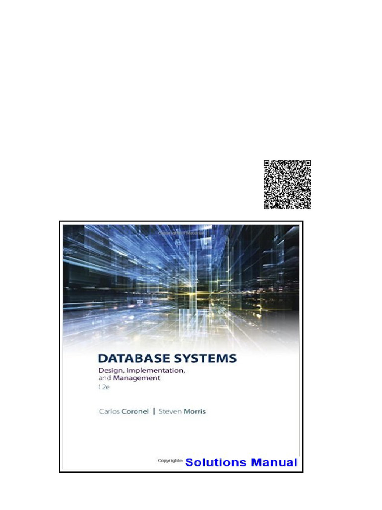 Database Systems Design Implementation and Management 12th Edition ...