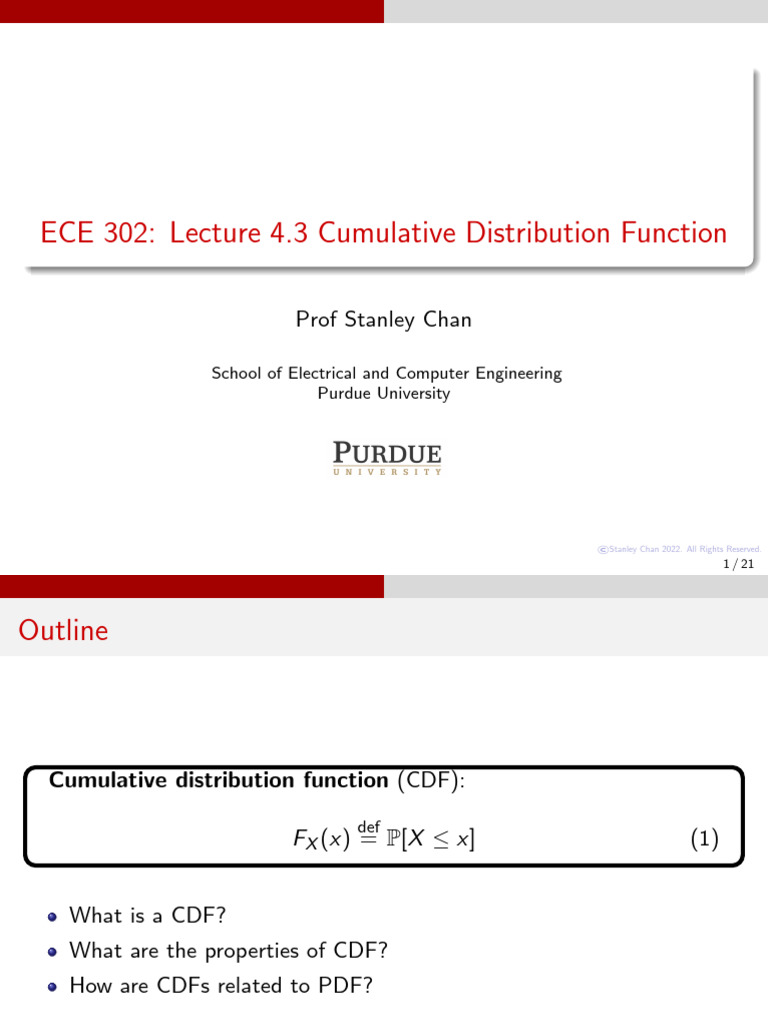 Slide 4 03 | PDF | Probability Density Function | Mathematics