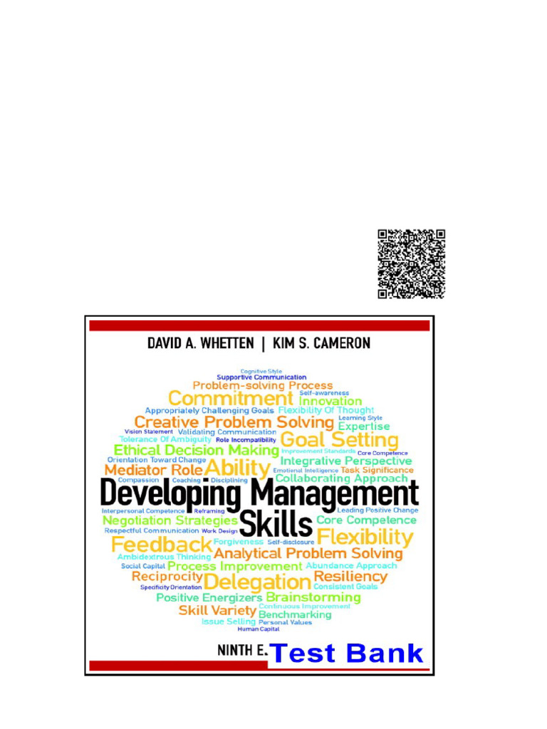 Developing Management Skills 9th Edition Whetten Test Bank | PDF | Cost ...