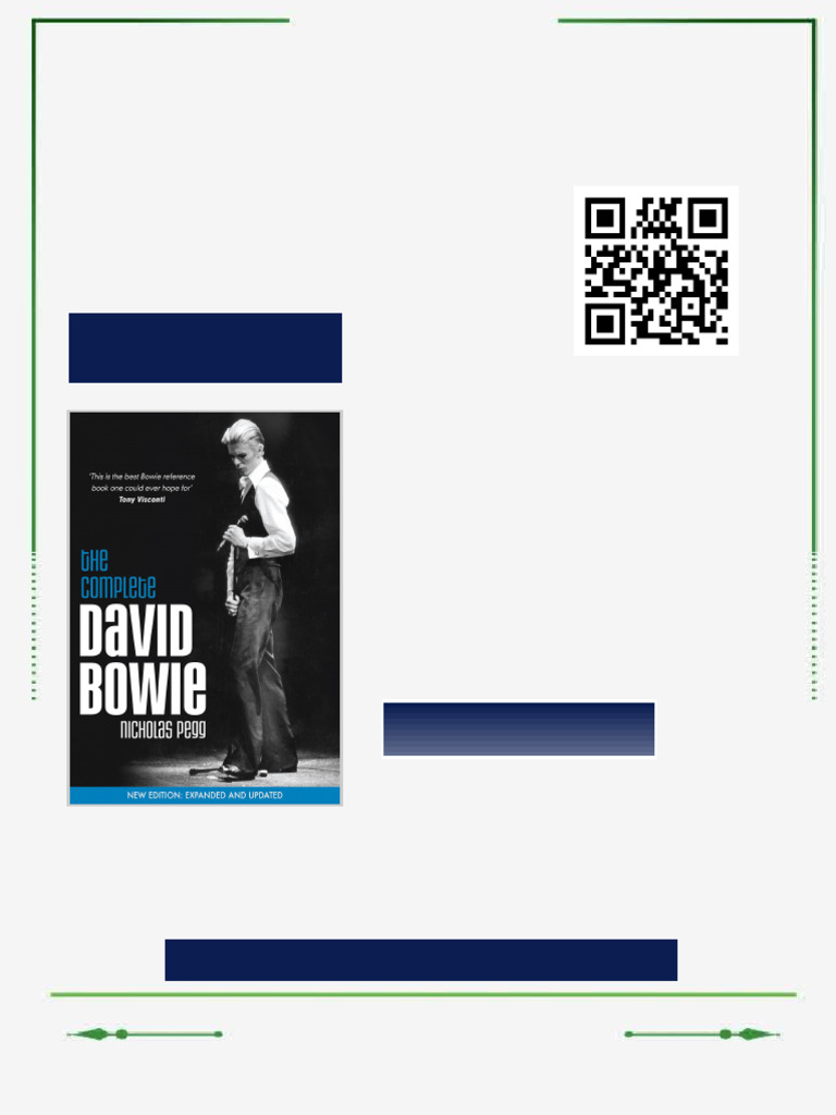 The Complete David Bowie Revised and Updated 2016 Edition Nicholas Pegg ...