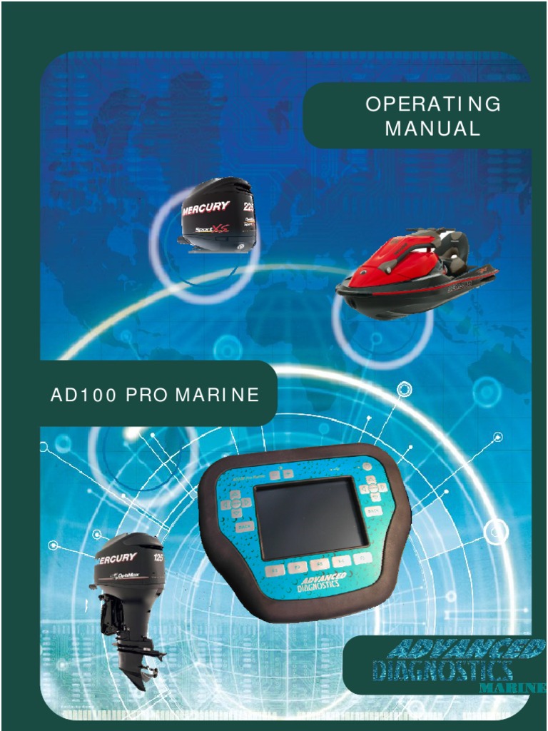 AD100Pro Marine Manual | PDF | Throttle | Ignition System