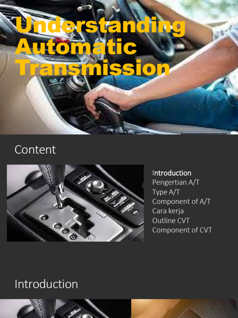 Understanding Automatic Transmissions | PDF | Automatic Transmission ...