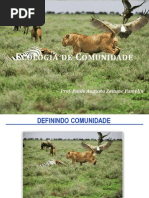 Aula 4 - Ecologia de Comunidade