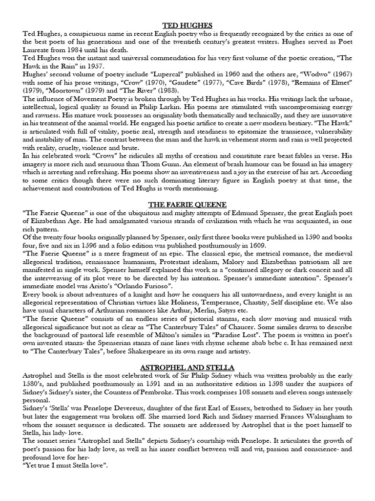 Short Notes 1 | PDF