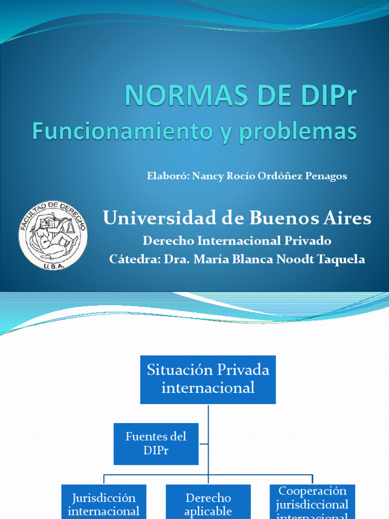 Normas Del DIPr | PDF