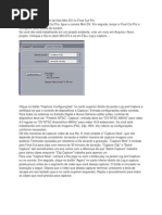 Captura de vídeo a partir de fitas Mini