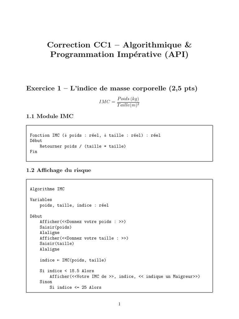 CC1 Correction API | PDF
