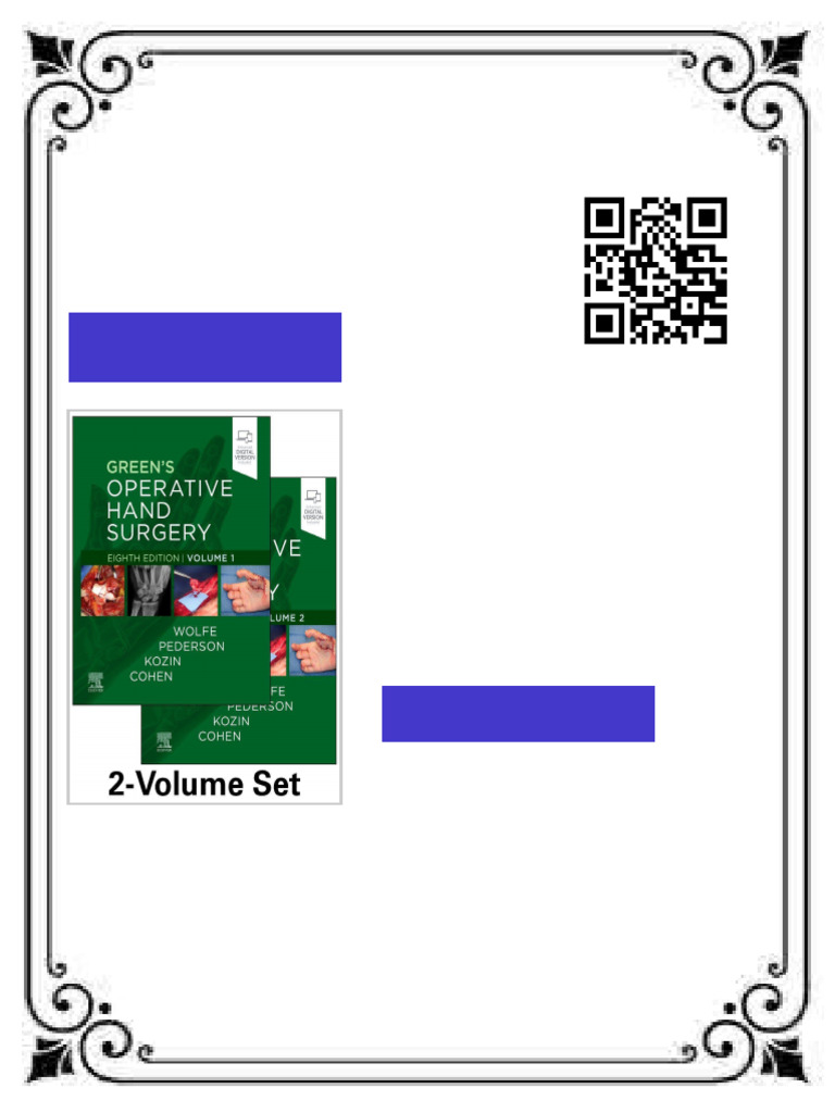 Green's Operative Hand Surgery: 2-Volume Set 8th Edition Scott W