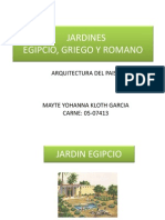 Jardines, Egip, Grieg, Rom