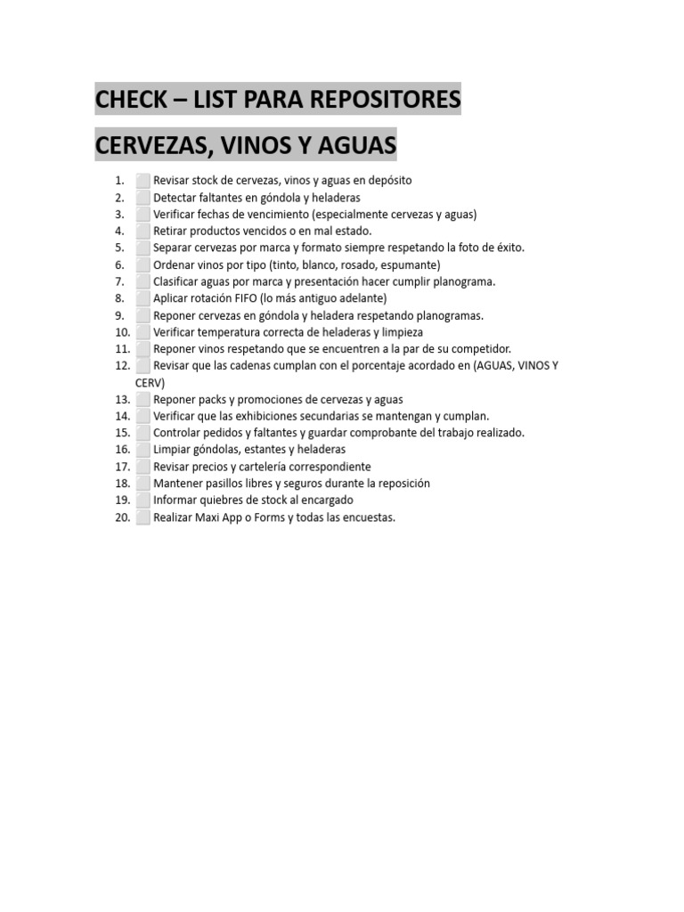 Check - List Repo | PDF