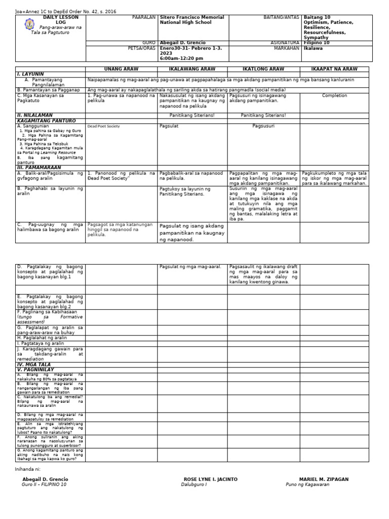 Week 10 - Completion | PDF