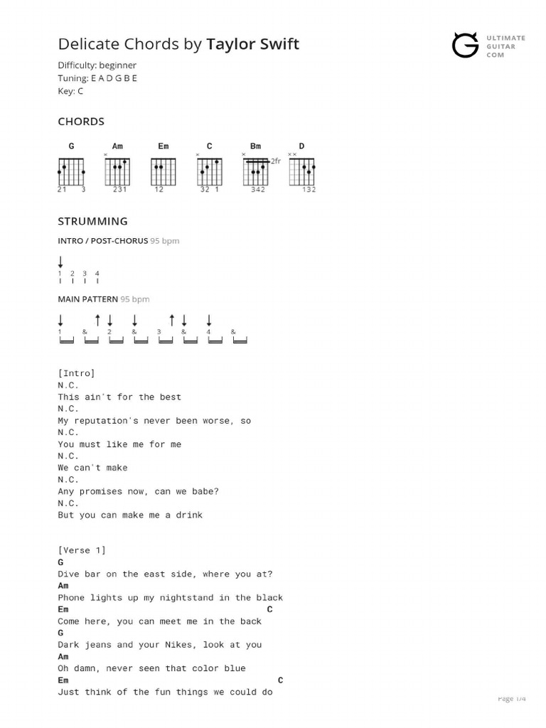 Delicate Chords | PDF