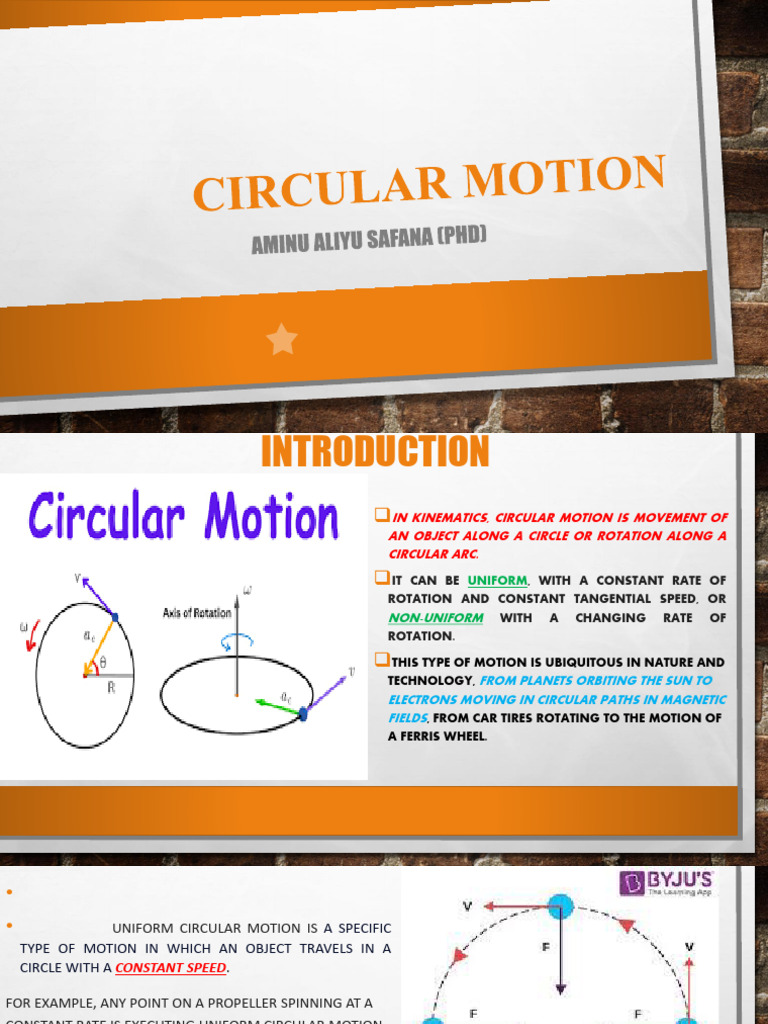Circular Motion - 20260209 - 171321 | PDF | Acceleration | Force