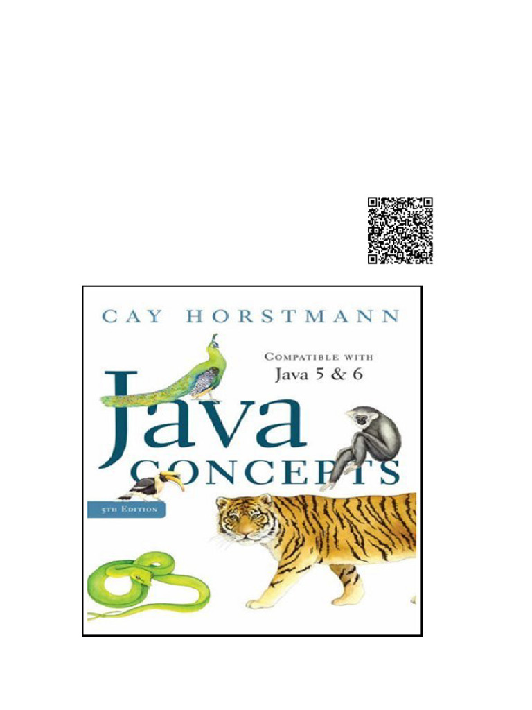 Java Concepts 5th Edition Cay S. Horstmann | PDF