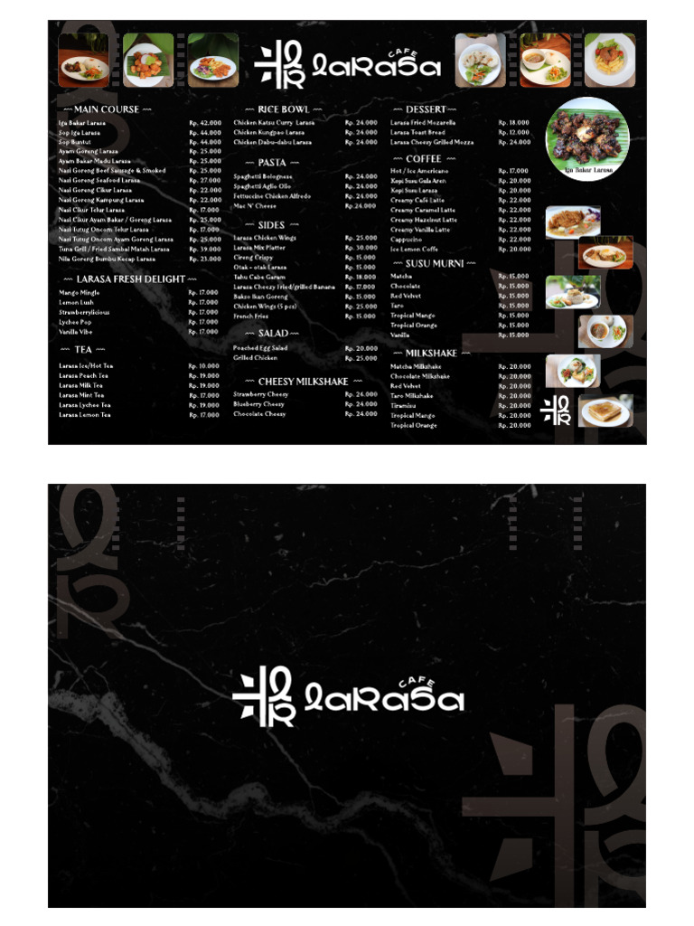 Menu Larasa | PDF