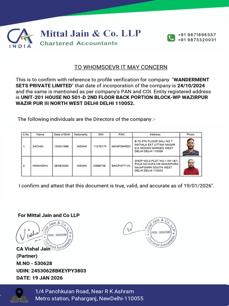Ca Letter | PDF
