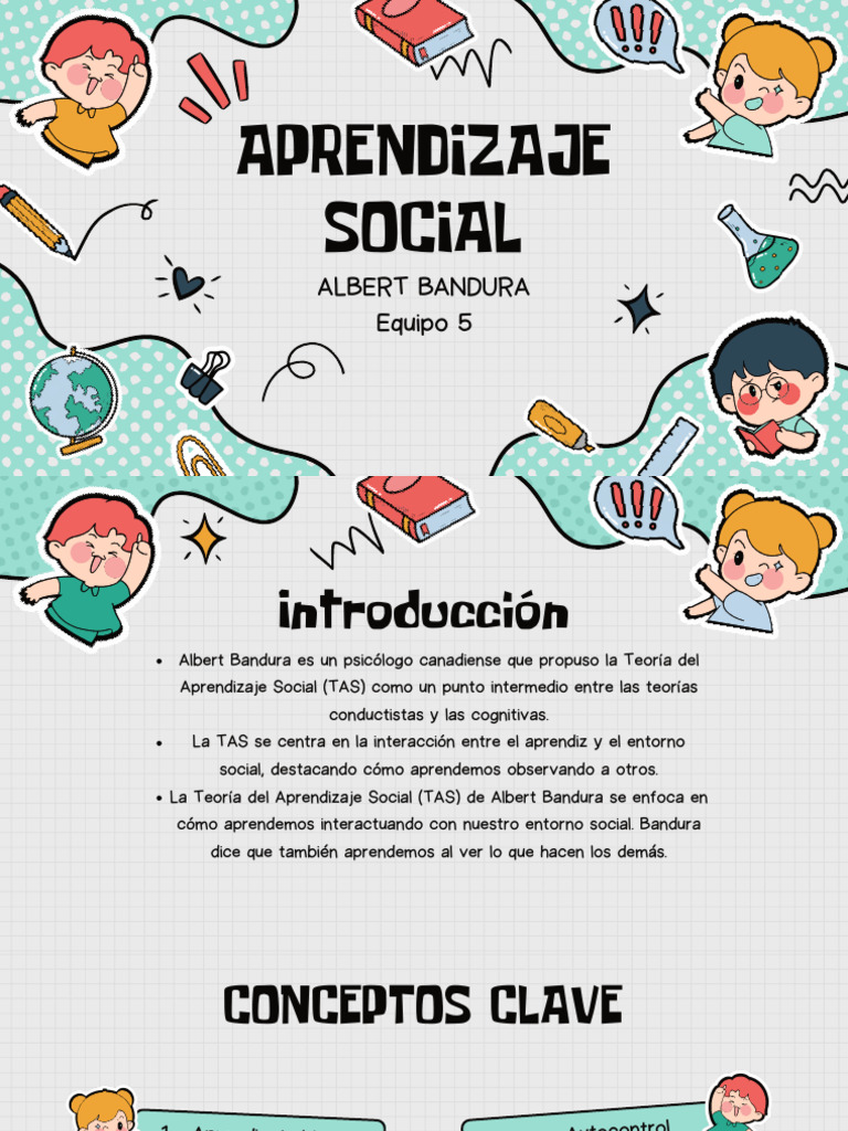 Aprendizaje Social - Albert Bandura | PDF | Aprendizaje | Sicología