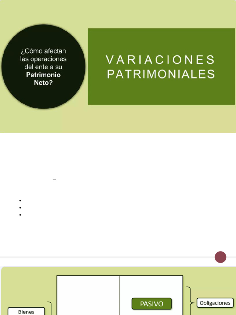 3 - 2025 - Unidad III - LAS VARIACIONES DEL PATRIMONIO - CONUN TUAC | PDF
