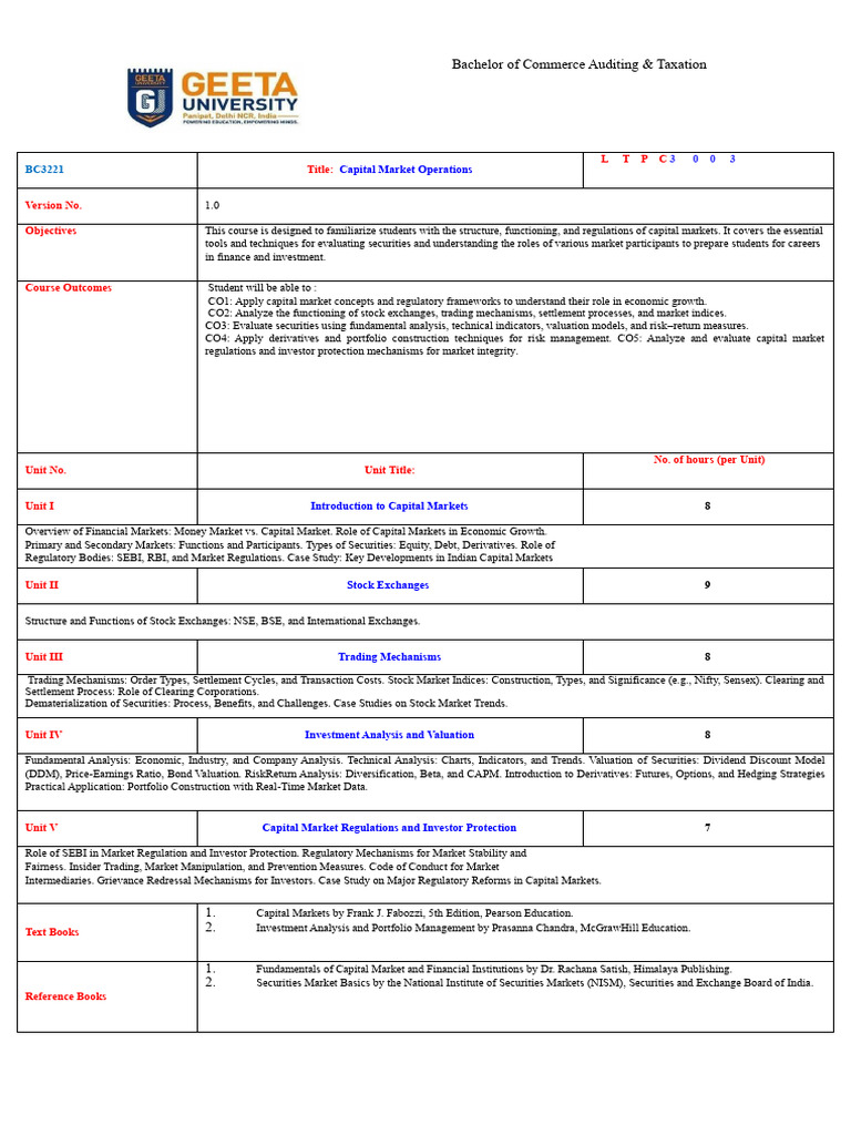 Academics Course Offerings 20260227151702 | PDF