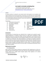 Numerical model to simulate cavitating flow