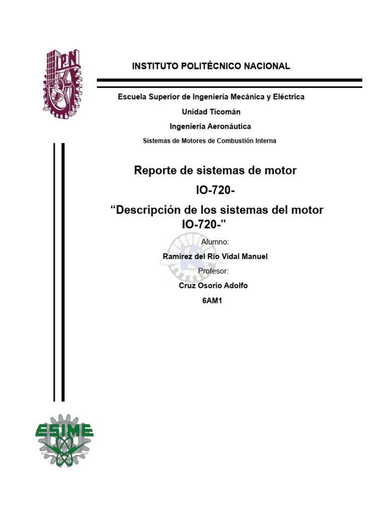 Sistemas IO 720 | PDF | Motores | Tecnología de vehículos