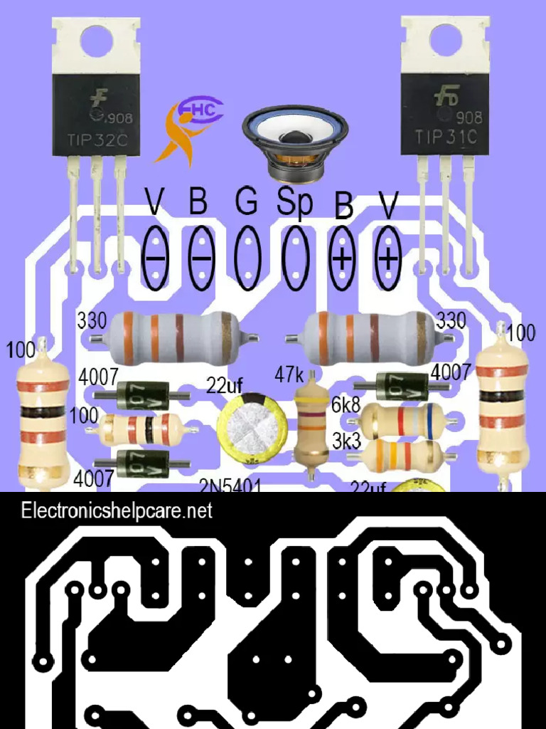 Transistor Amplifier Driver Circuit 1 | PDF