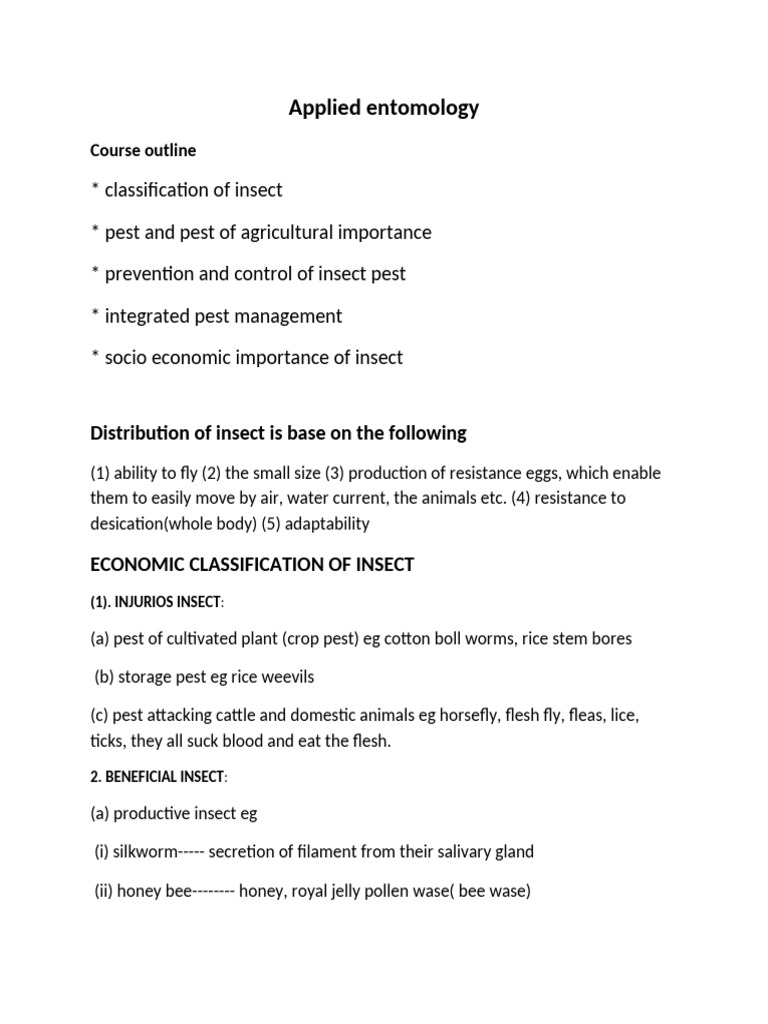 Applied Entomol WPS Office 1 | PDF
