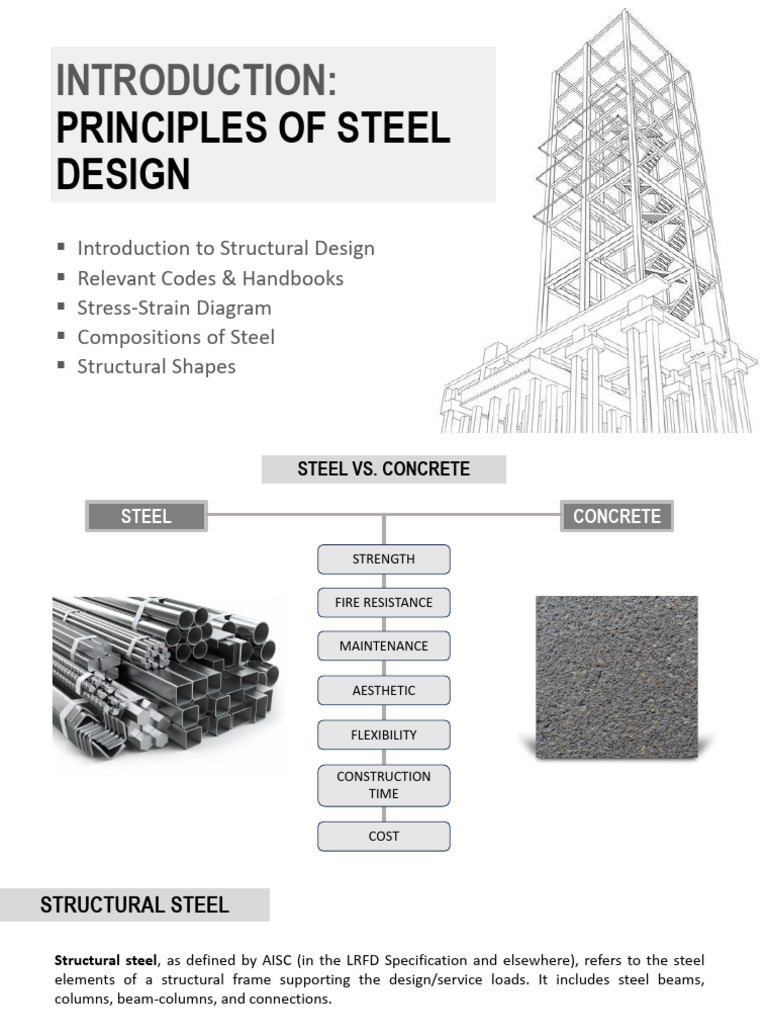 CHAPTER 1 Introduction To Steel Design | PDF
