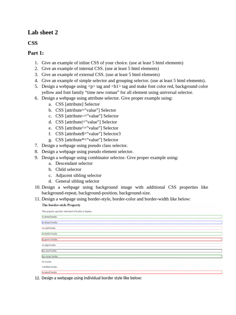Labsheet 2 | PDF