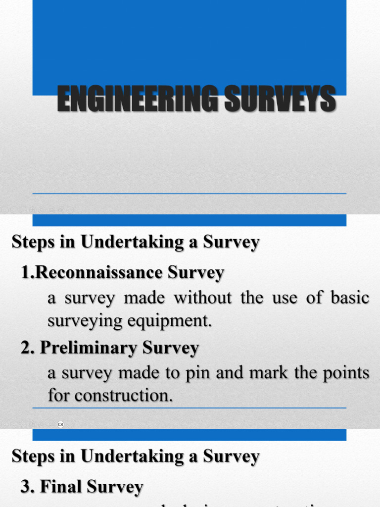 Introduction To Route - Engineering Surveys | PDF